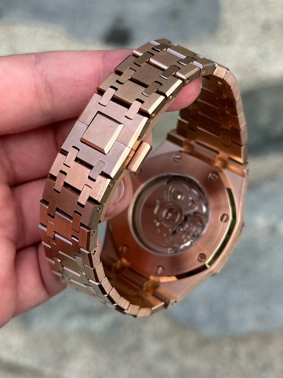 Rosegold White Dial Seikoak