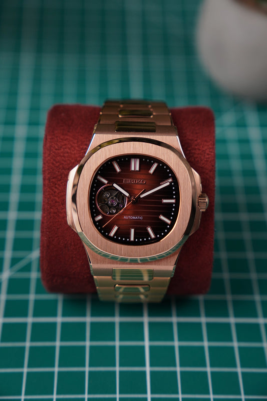 Rose Gold Open Heart