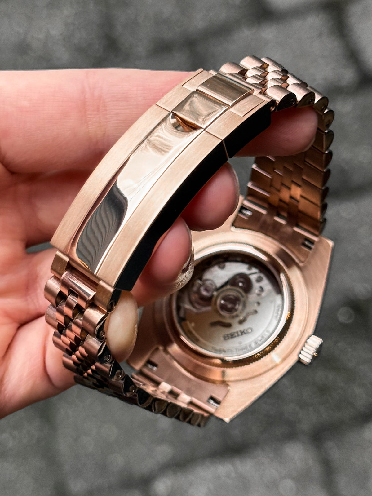 Rosegold Choco Sky Dweller
