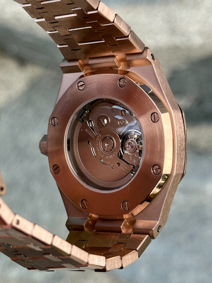 Rosegold White Dial Seikoak