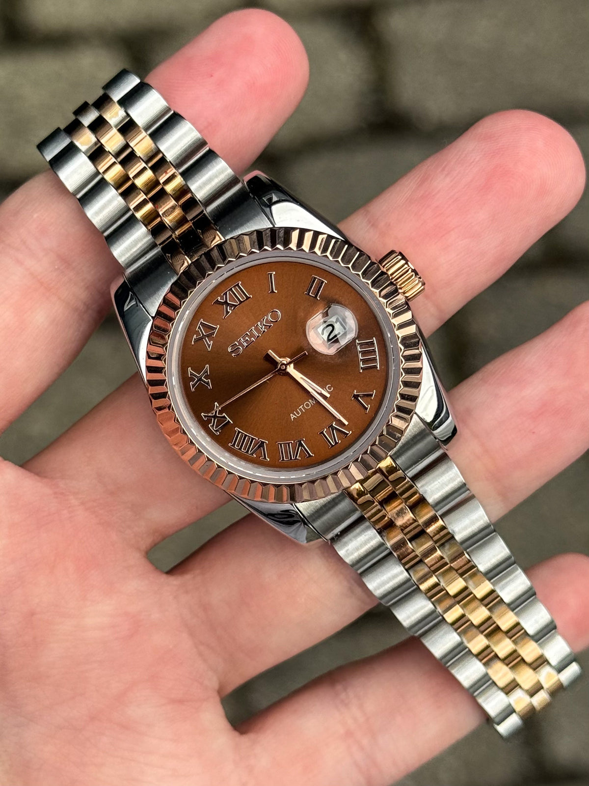 Rosegold Roman Datejust Ladies 31mm