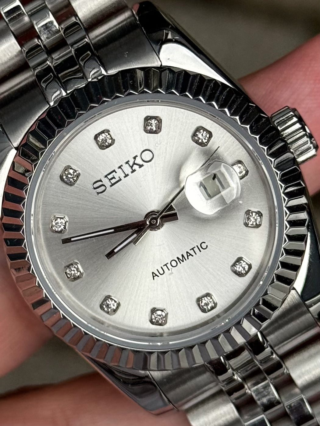 Silver Diamond Datejust Ladies 31mm