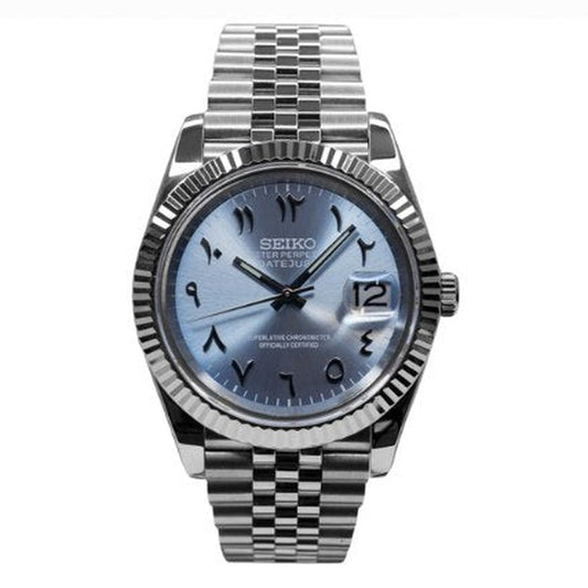 Ice Blue Arabic Dial