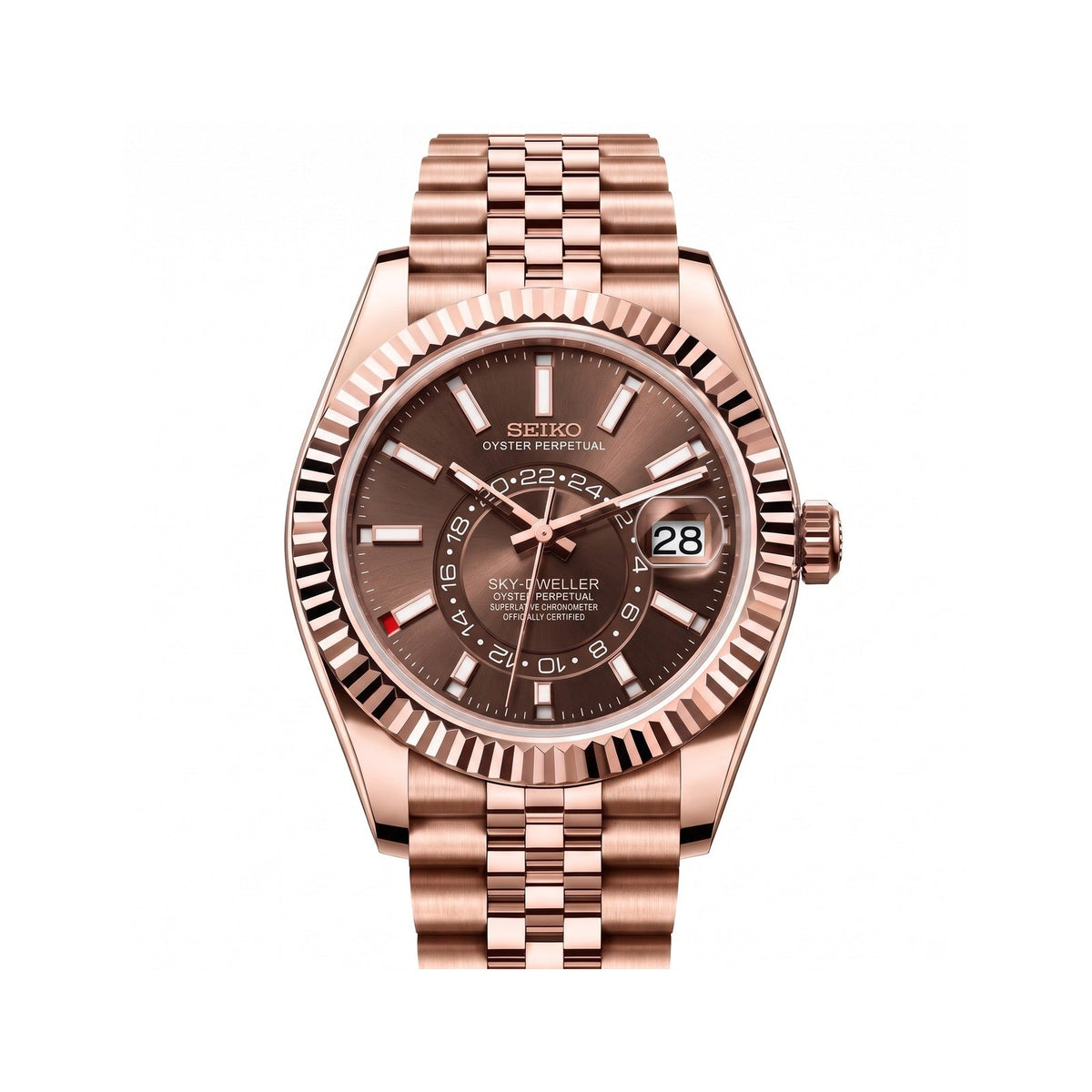 Rosegold Choco Sky Dweller