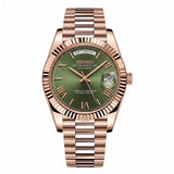 Rosegold Olive Dial Day-Date