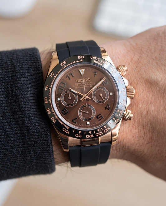Choco Seitona on the wrist