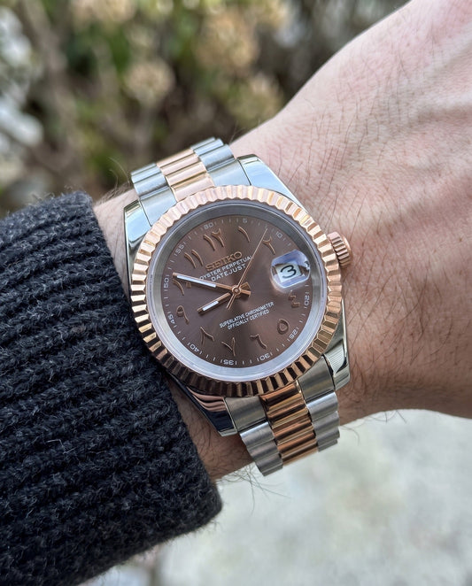 Choco Arabic President on the wrist