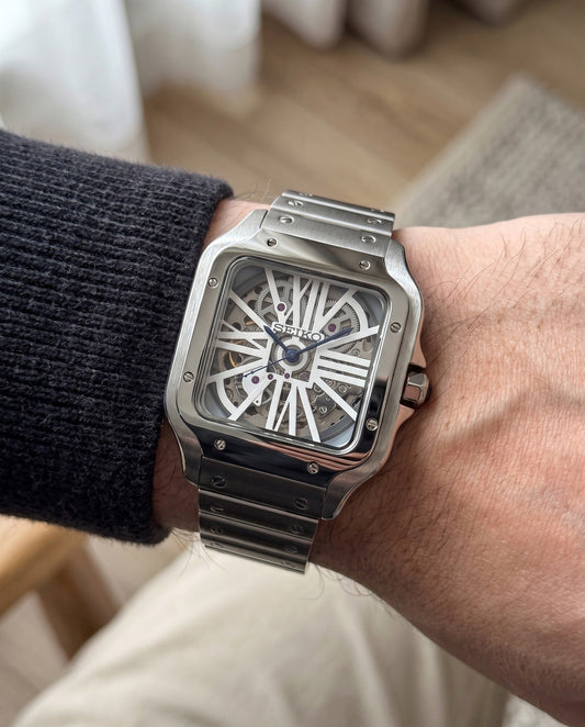 Skeleton Santeiko on the wrist