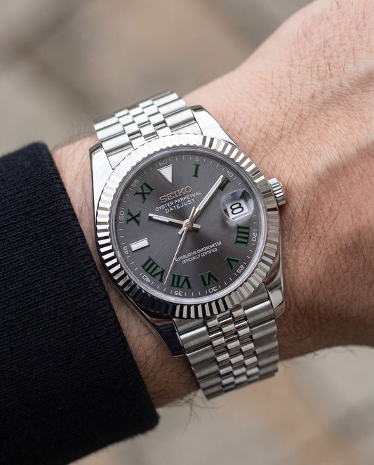 Wimbledon Datejust on the wrist