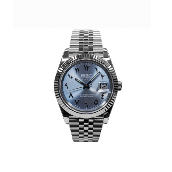 Ice Blue Arabic Dial
